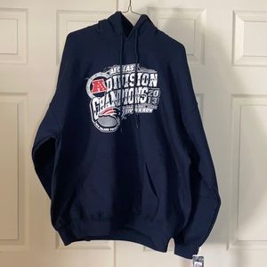 NWT New England Patriots Hooded AFC Sweatshirt